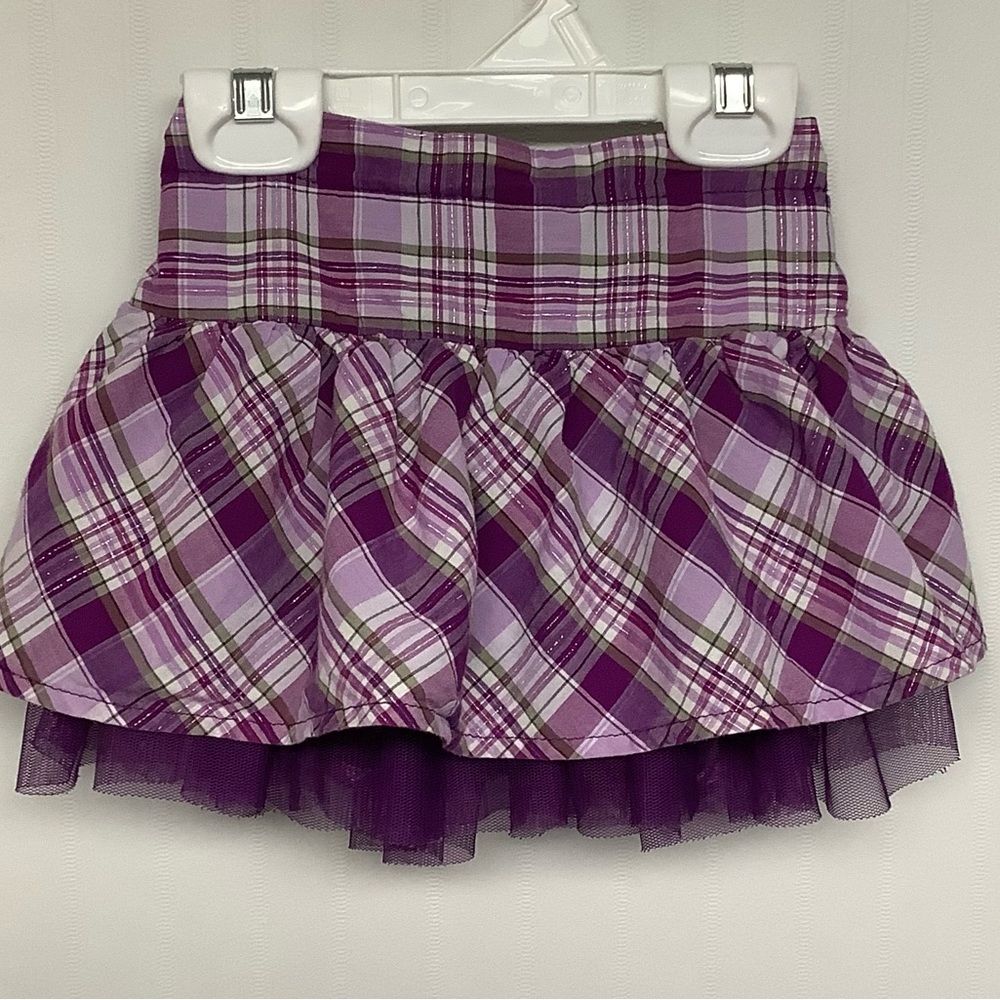 🤑1989 Place plaid skort